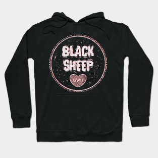 Black sheep (white) Hoodie